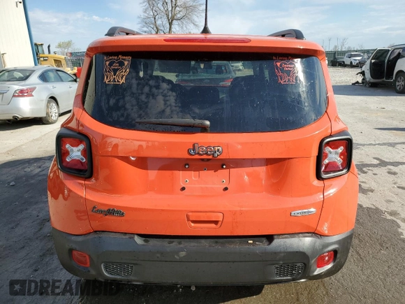 2020 Jeep Renegade Latitude with VIN ZACNJABB4LPL22756, listed as a Copart auction lot 50824715 with Not provided miles and Salvage title. Bid and sale history available at DreamBid. Image 6.