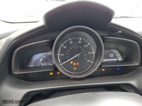 2019 Mazda CX-3 Sport with VIN JM1DKDB70K0443216, listed as a Copart auction lot 53196625 with 76,357 mi miles and Salvage Title. Bid and sale history available at carsss.com. Image 9.