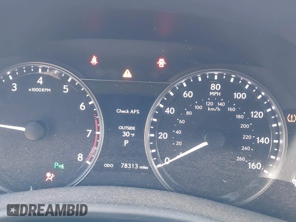 2014 Lexus GS 350 with VIN JTHCE1BL7E5027555, listed as a IAAI auction lot 41286007 with 78,313 mi miles and . Bid and sale history available at DreamBid. Image 7.