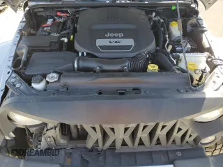 2016 Jeep Wrangler Unlimited 75th Anniversary with VIN 1C4BJWEG3GL265518, listed as a Copart auction lot 48952605 with 77,783 mi miles and Salvage title. Bid and sale history available at DreamBid. Image 12.
