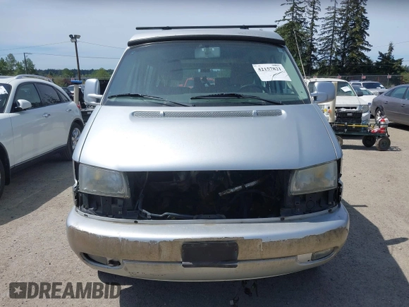 2003 Volkswagen EuroVan MV with VIN WV2NB47003H003131, listed as a IAAI auction lot 42157821 with 166,159 mi miles and . Bid and sale history available at DreamBid. Image 12.