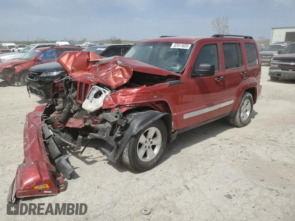 2010 Jeep Liberty Sport z VIN 1J4PP2GK0AW164807, wystawiony jako Copart lot #52411825 z przebiegiem Nie podano mil oraz Szkoda całkowita • Salvage title. Historia ofert i sprzedaży dostępna na DreamBid. Obrazek 1.