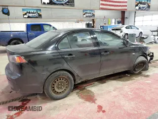 2010 Mitsubishi Lancer DE with VIN JA32U1FU5AU017835, listed as a Copart auction lot 87632195 with 122,600 mi miles and Salvage Title. Bid and sale history available at carsss.com. Image 3.