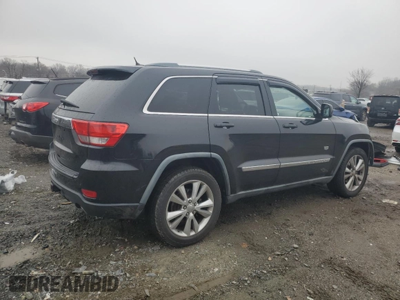 2011 Jeep Grand Cherokee 70th Anniversary with VIN 1J4RR4GT3BC675003, listed as a Copart auction lot 85105224 with 184,430 mi miles and Salvage Title. Bid and sale history available at carsss.com. Image 3.