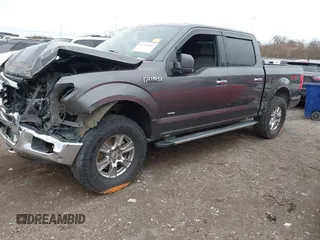 2015 Ford F-150 XLT with VIN 1FTEW1EG7FKE80275, listed as a IAAI auction lot 41721445 with 145,284 mi miles. Bid and sale history available at carsss.com. Image 2.
