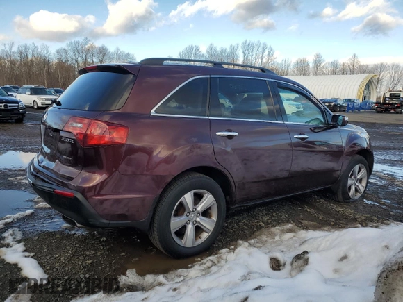 2013 Acura MDX with VIN 2HNYD2H24DH509335, listed as a Copart auction lot 43415885 with 189,817 mi miles and Clean Title. Bid and sale history available at carsss.com. Image 3.