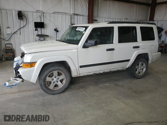 2006 Jeep Commander z VIN 1J8HG48K96C346009, wystawiony jako Copart lot #60691615 z przebiegiem 150 025 mil mil oraz Czysty tytuł • Clean title. Historia ofert i sprzedaży dostępna na DreamBid. Obrazek 1.