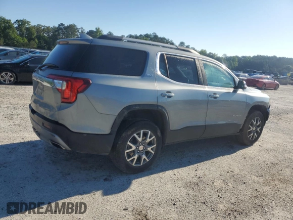 2023 GMC Acadia SLT with VIN 1GKKNML47PZ223663, listed as a Copart auction lot 55423825 with 57,610 mi miles and Clean Title. Bid and sale history available at DreamBid. Image 3.