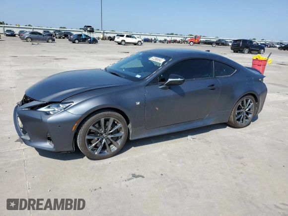 2021 Lexus RC with VIN JTHGZ5BC2M5023957, listed as a Copart auction lot 67286854 with 55,774 mi miles and Salvage Title. Bid and sale history available at carsss.com. Image 1.