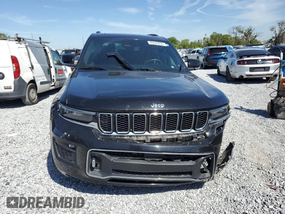 2021 Jeep Grand Cherokee Overland with VIN 1C4RJKDGXM8166511, listed as a Copart auction lot 49249295 with 60,115 mi miles and Salvage title. Bid and sale history available at DreamBid. Image 5.