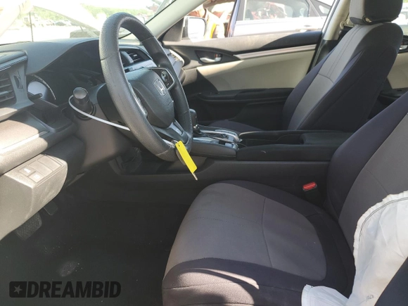 2017 Honda Civic LX with VIN 19XFC2F51HE224834, listed as a Copart auction lot 57951885 with 124,041 mi miles and Salvage title. Bid and sale history available at DreamBid. Image 7.