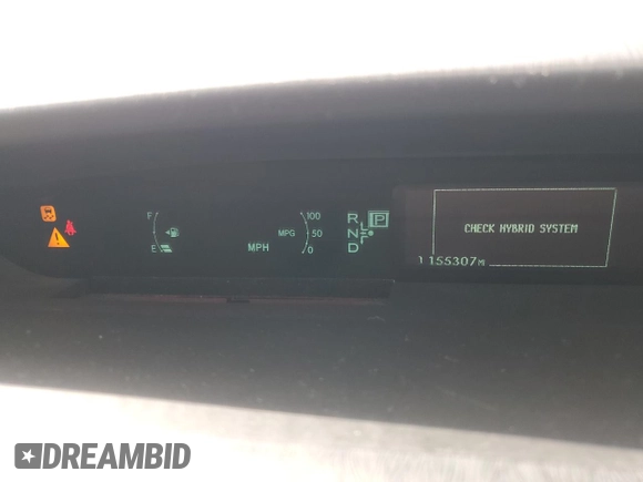 2011 Toyota Prius I with VIN JTDKN3DU7B0277336, listed as a Copart auction lot 55989835 with 155,307 mi miles and Clean Title. Bid and sale history available at DreamBid. Image 9.