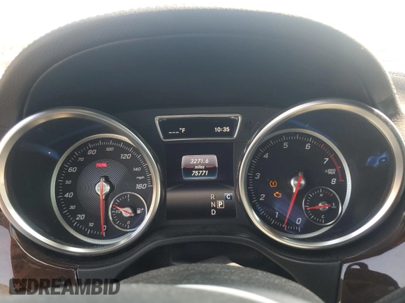 2018 Mercedes-Benz GLS 450 with VIN 4JGDF6EE2JB135716, listed as a Copart auction lot 61149405 with 75,771 mi miles and Salvage title. Bid and sale history available at DreamBid. Image 9.