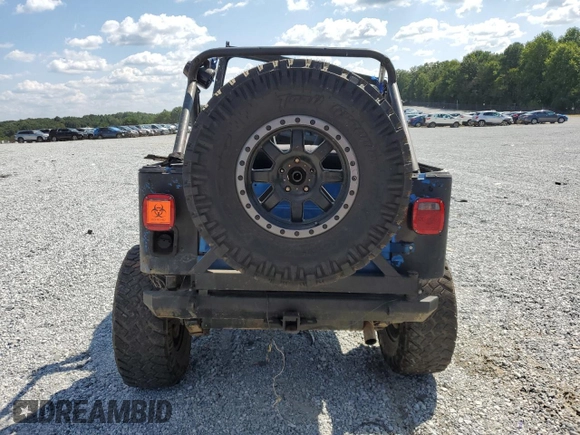 1993 Jeep Wrangler "S" with VIN 1J4FY19P3PP244827, listed as a Copart auction lot 68278774 with 0 mi miles and Salvage Title. Bid and sale history available at carsss.com. Image 6.