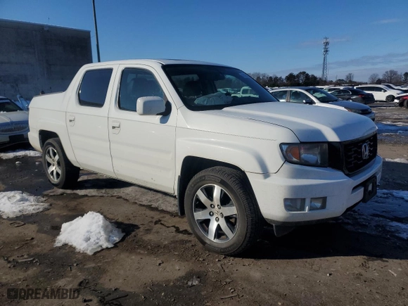 2014 Honda Ridgeline SE with VIN 5FPYK1F61EB009773, listed as a Copart auction lot 41438015 with 167,849 mi miles and Salvage Title. Bid and sale history available at carsss.com. Image 4.