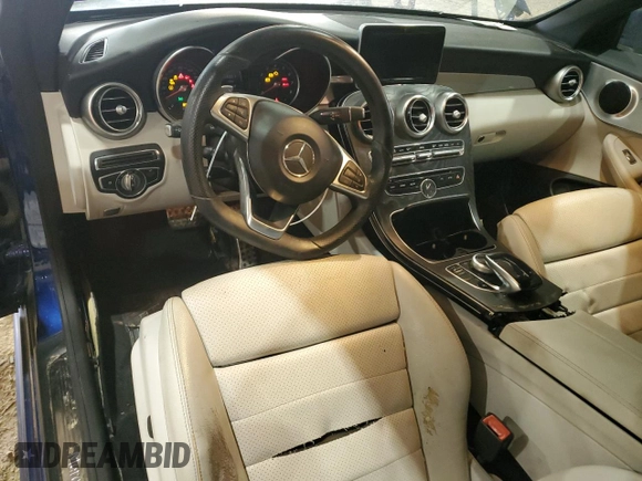 2018 Mercedes-Benz C 300 with VIN WDDWK4JBXJF633105, listed as a Copart auction lot 66503934 with 96,268 mi miles and Salvage Title. Bid and sale history available at DreamBid. Image 8.