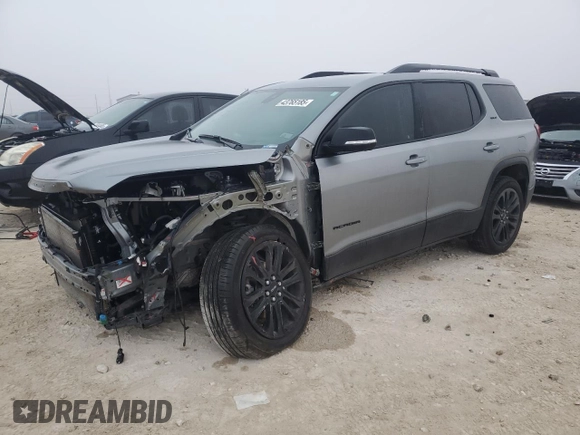 2023 GMC Acadia SLT with VIN 1GKKNMLS5PZ236359, listed as a Copart auction lot 43765185 with 20,388 mi miles and Salvage Title. Bid and sale history available at DreamBid. Image 1.
