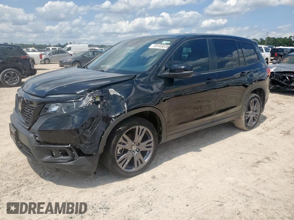 2019 Honda Passport EX-L с VIN 5FNYF7H50KB003009, выставлен на аукционе Copart как лот 59165035 с пробегом 61 313 миль миль и Списание • Salvage title. История ставок и продаж доступна на DreamBid. Изображение 1.