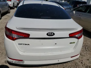 2013 Kia Optima EX with VIN KNAGM4AD9D5047397, listed as a Copart auction lot 55632745 with 158,017 mi miles and Salvage Title. Bid and sale history available at carsss.com. Image 6.