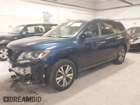 2018 Nissan Pathfinder SL with VIN 5N1DR2MM5JC654942, listed as a IAAI auction lot 41948588 with 86,490 mi miles and . Bid and sale history available at DreamBid. Image 18.