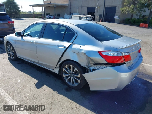 2014 Honda Accord Sport with VIN 1HGCR2F51EA284257, listed as a IAAI auction lot 42185473 with 86,651 mi miles and . Bid and sale history available at DreamBid. Image 3.