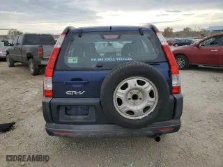 2005 Honda CR-V LX with VIN JHLRD68595C005981, listed as a Copart auction lot 79957394 with 188,472 mi miles and Salvage Title. Bid and sale history available at carsss.com. Image 6.