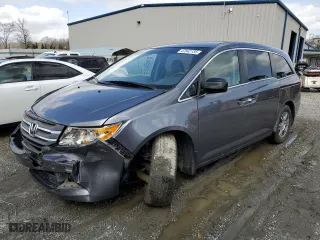 2011 Honda Odyssey EX with VIN 5FNRL5H47BB003825, listed as a Copart auction lot 47842135 with 195,161 mi miles and Salvage Title. Bid and sale history available at carsss.com. Image 1.