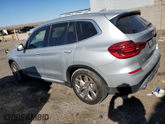 2020 BMW X3 sDrive30i with VIN 5UXTY3C0XLLU70914, listed as a Copart auction lot 80988354 with 69,662 mi miles and Salvage Title. Bid and sale history available at DreamBid. Image 2.