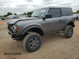 2021 Ford Bronco with VIN 1FMDE5AP3MLA71981, listed as a Copart auction lot 70194434 with 15,190 mi miles and Salvage Title. Bid and sale history available at DreamBid. Image 1.
