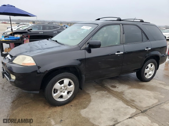 2003 Acura MDX with VIN 2HNYD18273H544735, listed as a Copart auction lot 43746955 with 337,084 mi miles and Salvage Title. Bid and sale history available at carsss.com. Image 1.