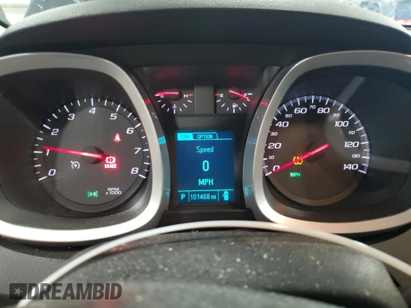 2015 Chevrolet Equinox LT with VIN 2GNFLGE37F6229635, listed as a Copart auction lot 46658415 with 101,468 mi miles and Salvage Title. Bid and sale history available at carsss.com. Image 9.