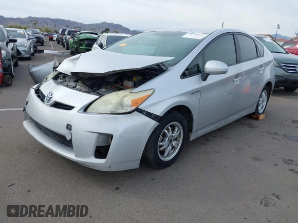 2010 Toyota Prius II with VIN JTDKN3DU5A0013143, listed as a IAAI auction lot 41793661 with 460,723 mi miles. Bid and sale history available at carsss.com. Image 2.