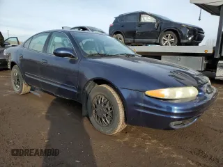 2001 Oldsmobile Alero GL2 with VIN 1G3NL52E51C182619, listed as a Copart auction lot 51489945 with 123,734 mi miles and Salvage Title. Bid and sale history available at DreamBid. Image 4.