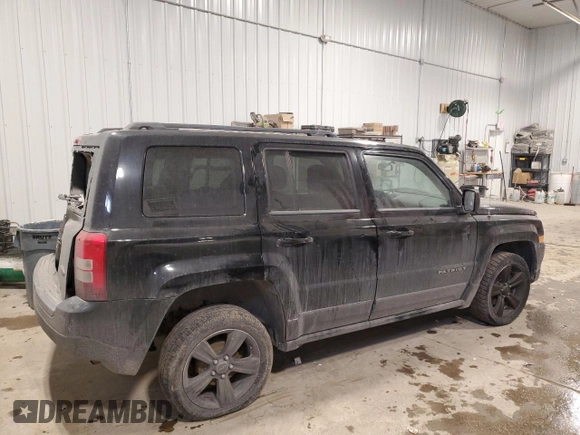 2013 Jeep Patriot Latitude with VIN 1C4NJPFB4DD255625, listed as a Copart auction lot 45114545 with 174,760 mi miles and Salvage Title. Bid and sale history available at carsss.com. Image 3.