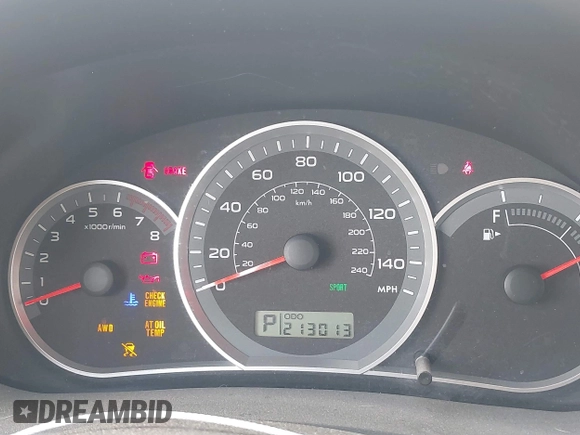 2010 Subaru Impreza Outback Special Sports с VIN JF1GH6D68AH820036, выставлен на аукционе IAAI как лот 42443878 с пробегом 213 013 миль миль и . История ставок и продаж доступна на DreamBid. Изображение 7.