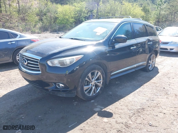 2015 Infiniti QX60 with VIN 5N1AL0MN6FC516254, listed as a IAAI auction lot 41848262 with 117,210 mi miles. Bid and sale history available at carsss.com. Image 17.