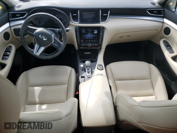 2020 Infiniti QX50 ESSENTIAL with VIN 3PCAJ5M31LF111455, listed as a Copart auction lot 48770325 with 34,698 mi miles and Salvage Title. Bid and sale history available at carsss.com. Image 8.