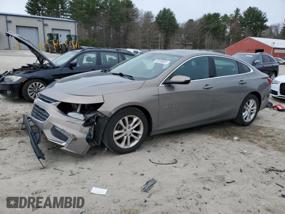 2018 Chevrolet Malibu LT with VIN 1G1ZD5ST9JF154617, listed as a Copart auction lot 49158925 with 127,112 mi miles and Salvage Title. Bid and sale history available at DreamBid. Image 1.