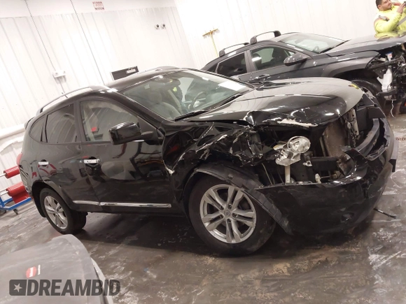 2013 Nissan Rogue S with VIN JN8AS5MV1DW135156, listed as a IAAI auction lot 41946360 with 122,952 mi miles and . Bid and sale history available at DreamBid. Image 14.