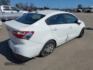 2014 Kia Rio LX with VIN KNADM4A30E6370761, listed as a IAAI auction lot 42097075 with 126,752 mi miles. Bid and sale history available at carsss.com. Image 4.