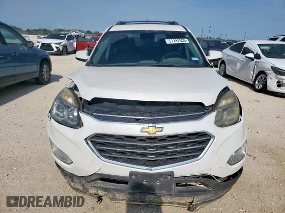 2016 Chevrolet Equinox LT z VIN 2GNALCEK9G6213349, wystawiony jako Copart lot #57287505 z przebiegiem 62 902 mil mil oraz Szkoda całkowita • Salvage title. Historia ofert i sprzedaży dostępna na DreamBid. Obrazek 5.