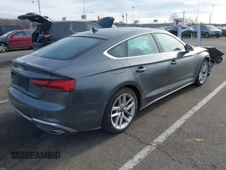 2023 Audi A5 Sportback S line Premium Plus with VIN WAUFACF5XPA055830, listed as a IAAI auction lot 41506151 with 10,562 mi miles. Bid and sale history available at carsss.com. Image 4.