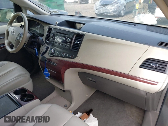 2012 Toyota Sienna XLE AAS with VIN 5TDYK3DC5CS181116, listed as a IAAI auction lot 42511625 with 120,721 mi miles and . Bid and sale history available at DreamBid. Image 5.