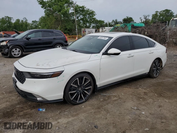 2024 Honda Accord Touring with VIN 1HGCY2F88RA027566, listed as a Copart auction lot 58067345 with 61,654 mi miles and Salvage title. Bid and sale history available at DreamBid. Image 1.