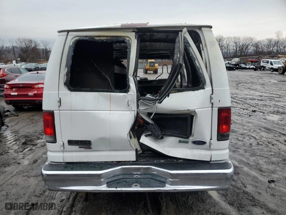 2014 Ford Econoline Cargo Van Commercial with VIN 1FTNE2EW5EDA49355, listed as a Copart auction lot 47172395 with 0 mi miles and Non Repairable. Bid and sale history available at carsss.com. Image 6.