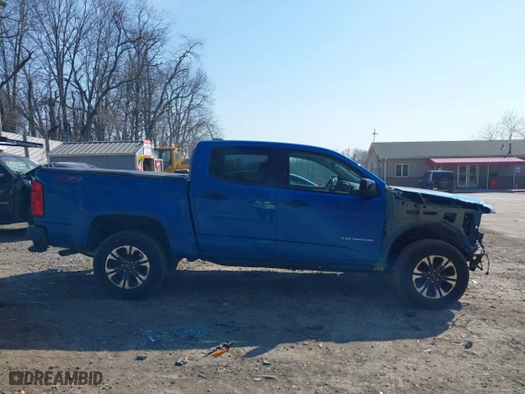 2021 Chevrolet Colorado 4WD Z71 with VIN 1GCGTDEN7M1280209, listed as a IAAI auction lot 41779245 with 48,094 mi miles. Bid and sale history available at carsss.com. Image 14.