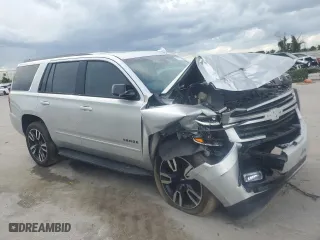 2018 Chevrolet Tahoe Premier with VIN 1GNSCCKJ5JR354222, listed as a Copart auction lot 63636604 with 0 mi miles and Salvage Title. Bid and sale history available at carsss.com. Image 4.