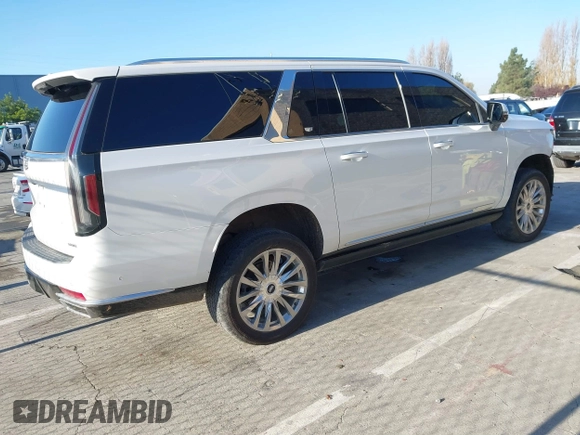 2021 Cadillac Escalade ESV Premium Luxury z VIN 1GYS4LKL2MR264645, wystawiony jako IAAI lot #41013027 z przebiegiem 103 454 mil mil oraz . Historia ofert i sprzedaży dostępna na DreamBid. Obrazek 4.