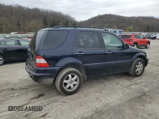 2002 Mercedes-Benz M-Class with VIN 4JGAB75E12A316799, listed as a Copart auction lot 51970785 with 176,915 mi miles and Salvage Title. Bid and sale history available at carsss.com. Image 3.