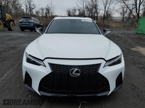 2023 Lexus IS 350 F Sport with VIN JTHGZ1E26P5032063, listed as a Copart auction lot 49692775 with 11,859 mi miles and Salvage title. Bid and sale history available at DreamBid. Image 5.